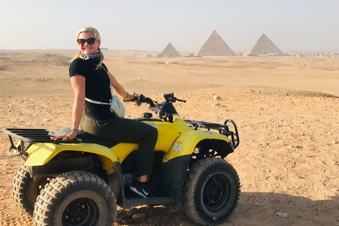 Giza pyramids, Sphinx, ATV bike, Lunch,Camel ride, Dinner cruise& shopping tour - Key things that make this tour worth your time
