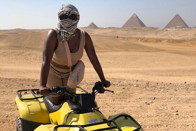 Giza pyramids, Sphinx, ATV bike, Lunch,Camel ride, Dinner cruise& shopping tour - Nile dinner cruise at night: food, show, and the Cairo lights effect