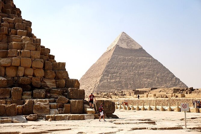 Giza Pyramids, Sphinx, Sakkara Pyramid with Camel ride & Shopping - Hotel Pickup and A/C Comfort, Not Taxi Chaos
