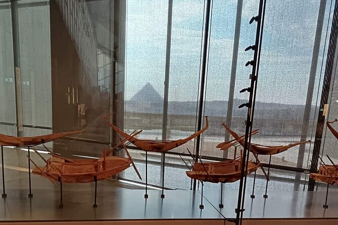 Grand Egyptian Museum, Grand staircase, New Galleries, and lunch. - Hotel pickup in Cairo and Giza, and how the day stays efficient