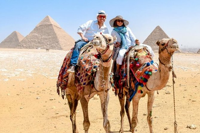 Half day Guided tour to Giza pyramids Sphinx with 1 Hour Camel ride - Optional upgrades: inside a pyramid (extra cost)
