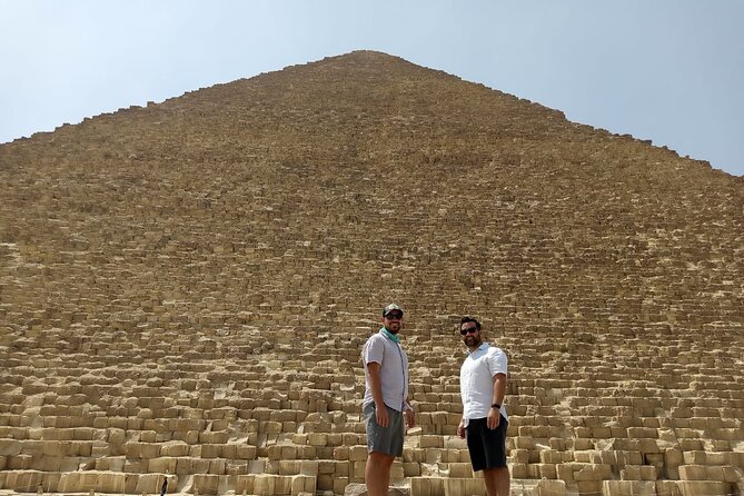 Half day tour at the Pyramids - Stop 1 on the Giza Plateau: the three big pyramids and the Sphinx