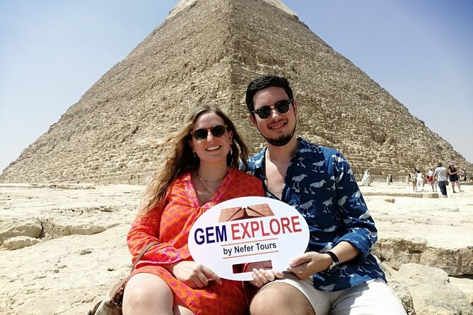 Half Day Tour Giza Pyramids &Great Sphinx with Private Tour Guide - Stops 2 and 3: Great Pyramid of Khufu, Khafre’s Pyramid, and the inside option