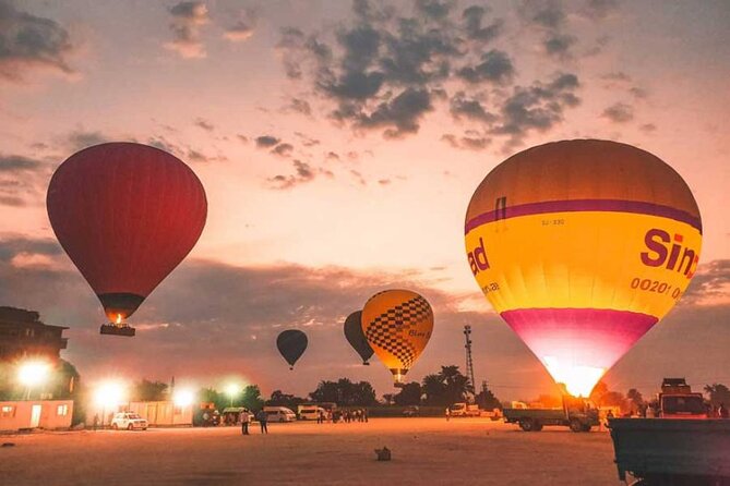 Hot Air Balloon in Luxor - Crossing to the West Bank by Motorboat