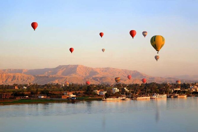 Hot Air Balloon in Luxor - The Balloon Flight Over Luxor, Thebes, and Dawn Light