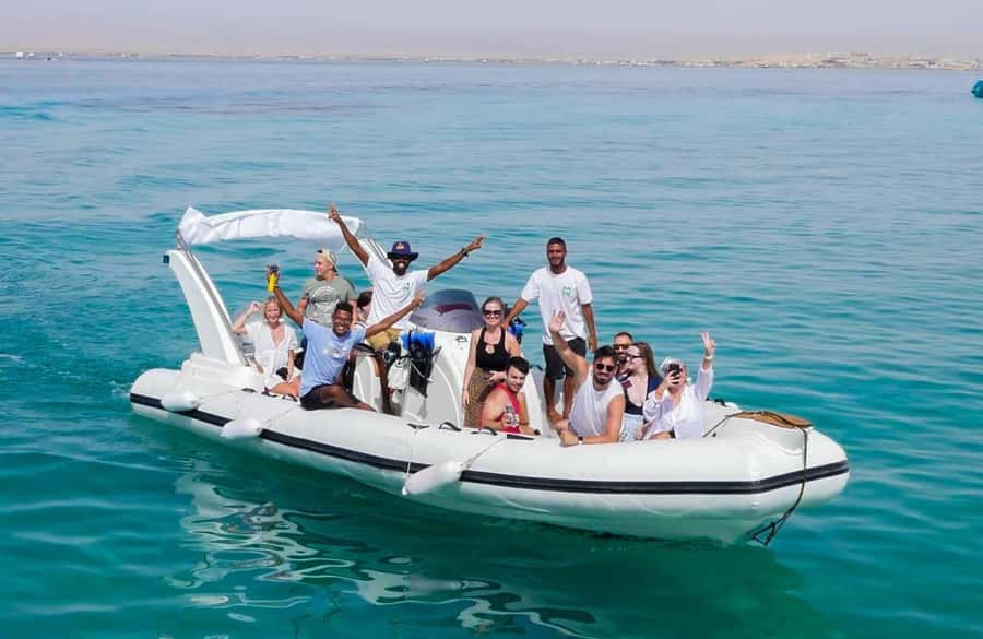 Hurghada: 6 Islands Tour with Dolphin Watching & Snorkelling - The speedboat ride and dolphin watching: exciting, but not guaranteed