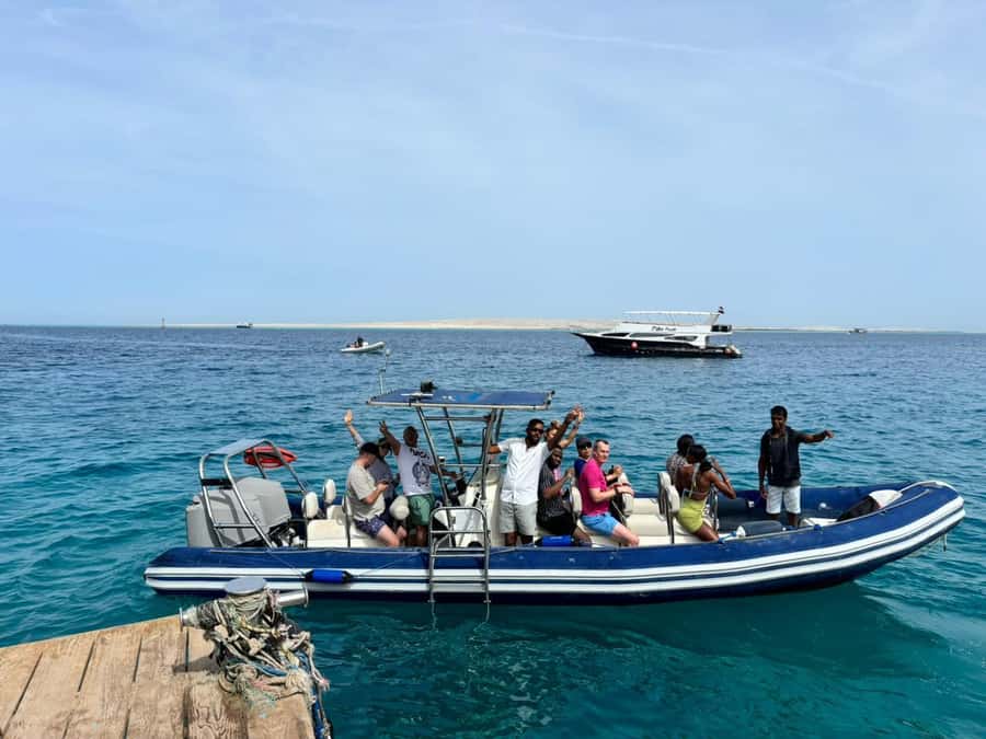 Hurghada: 6 Islands Tour with Dolphin Watching & Snorkelling - Giftun National Park snorkeling: 2 stops, coral, fish, and a guide that matters