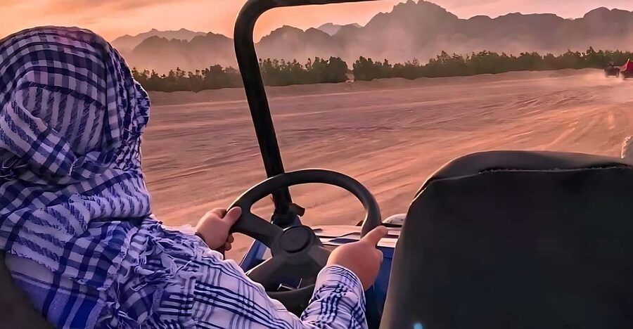 Hurghada: ATV Quad, Jeep and Buggy Safari with BBQ Dinner - Camel Ride and Sunset Photos Between Desert Hills