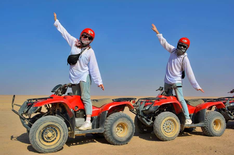 Hurghada: Desert Quad, Bedouin Village, and Camel Ride Tour - The quad bike training that decides whether you’ll enjoy this