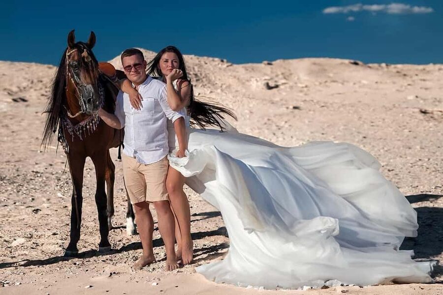 Hurghada: Desert & Sea Horse Riding with + 360° Photos - Safety and limits: weight matters and so does honesty
