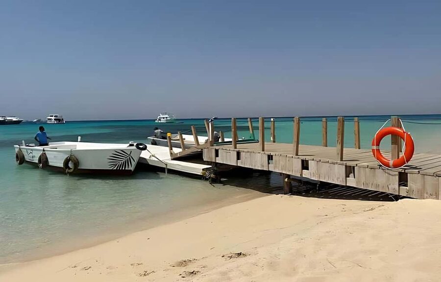 Hurghada:Eden Island Full-Day Trip with Water sports & Lunch - Lunch on board: included meal, plus a caution