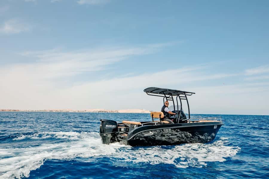 Hurghada: Giftun Island Orange Bay Speedboat Cruise & Lunch - How the half-day runs: pickup, marina, and two snorkel stops