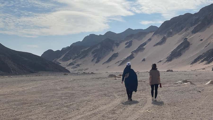 Hurghada: Hiking , dinner & stargazing - The 3 km Sandy Valley Hike to the Panorama View