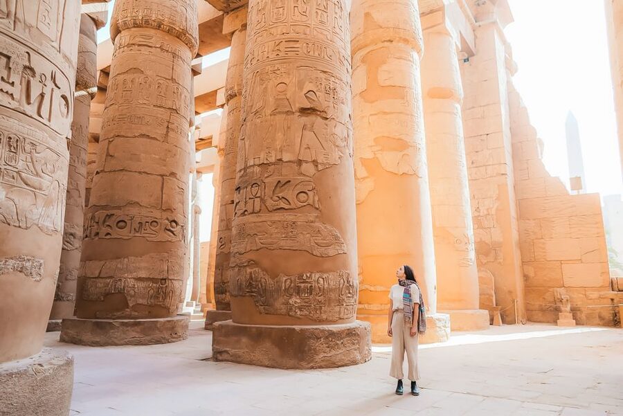 Hurghada: Luxor Valley of the Kings & Tutankhamun Tomb Trip - Hatshepsut Temple: Terraces That Still Look Like a Design