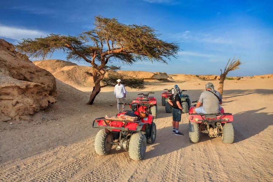 Hurghada: Mega Jeep safari, ATV & Bedouin vibe, and Dinner - The Mega Jeep safari: dune driving, speed, and desert views