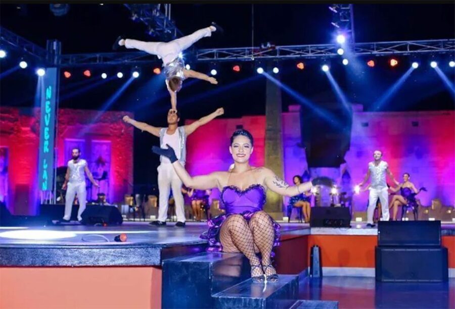 Hurghada: Neverland Musical Show Entry Tickets with Pickup - Arrival, seating, and the Moroccan dinner before the show