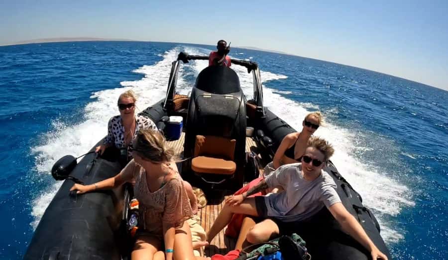 Hurghada: Private Speedboat to Dolphin House with Pickup - Private speedboat comfort, plus a captain who runs the day