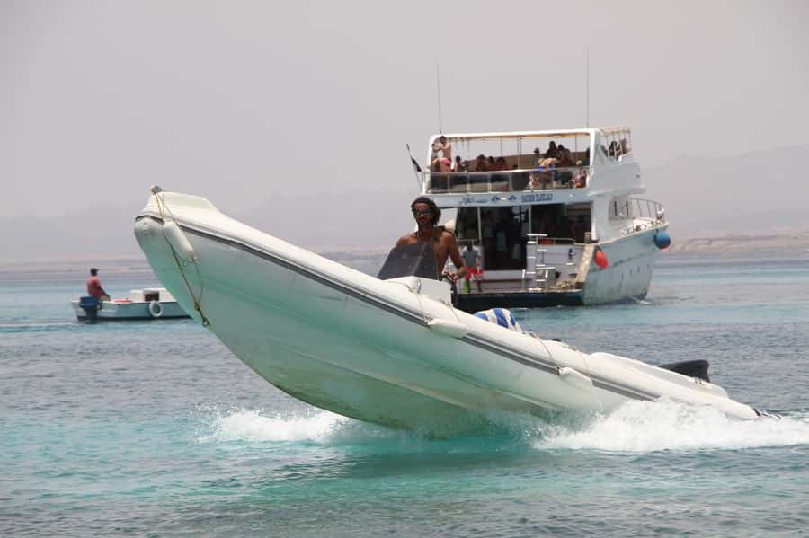 Hurghada: Private Speedboat to Orange Bay and White Island - White Island sandbank: the “Caribbean-style” hour, tide matters