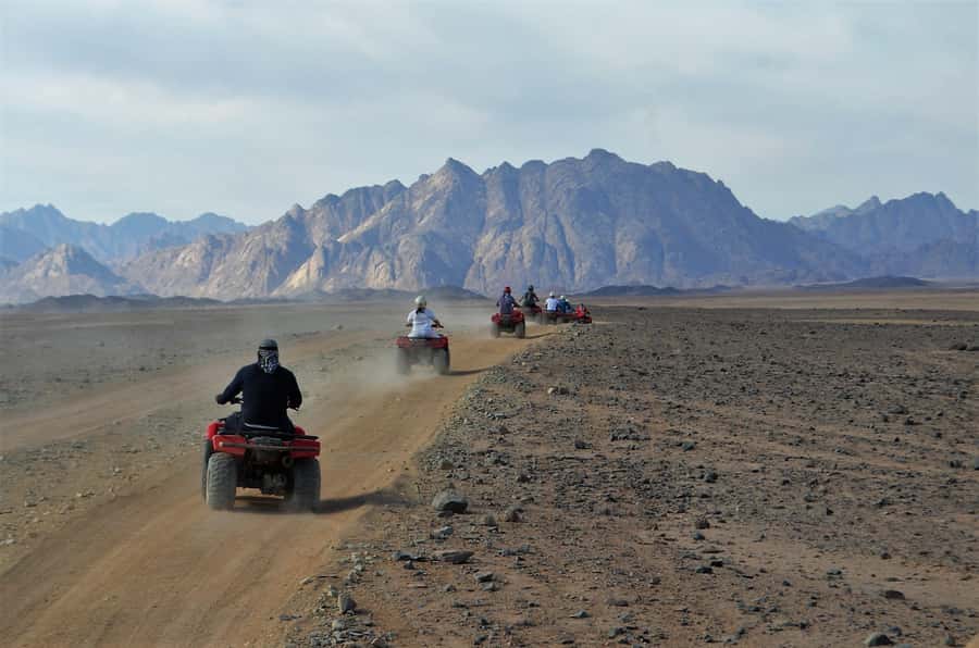 Hurghada: Quad Bike and Camel Ride with Dinner and Show - The Desert Quad Bike Ride: 50 km, Sand Waves, and Speed Pressure