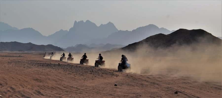 Hurghada: Quad Bike and Camel Ride with Dinner and Show - Pickup and the Test Drive Area: How They Set You Up