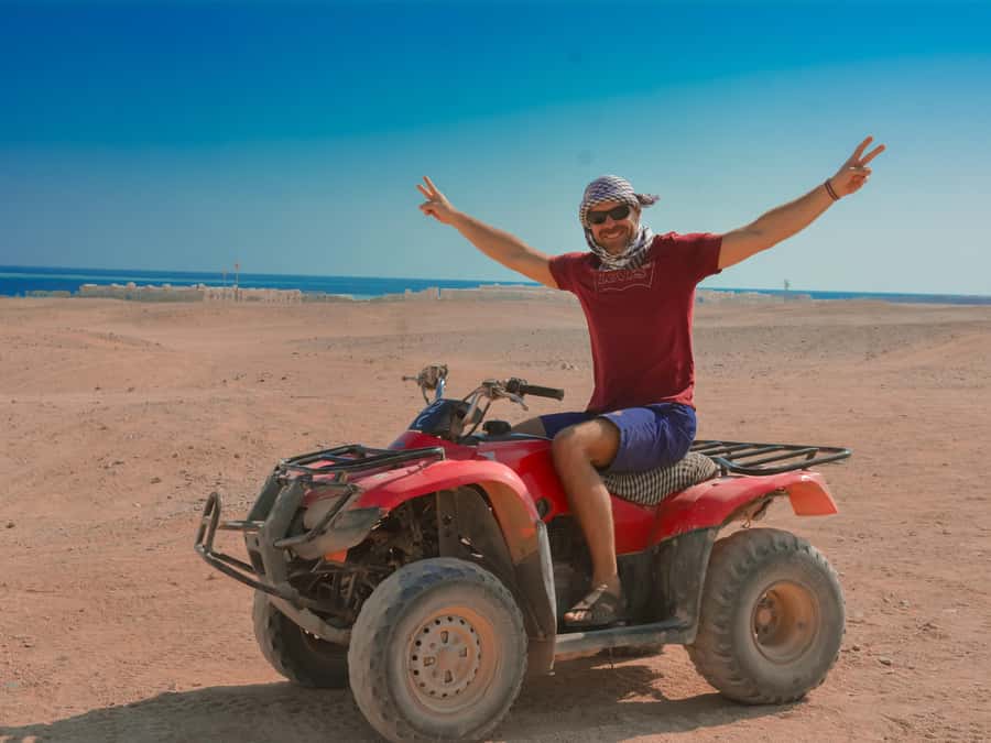 Hurghada: Quad Bike, Camel, Show, Dinner, & Stargazing Trip - Two Hours on the Quads: What the Ride Feels Like and What You See