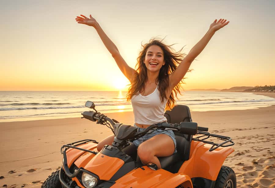 Hurghada: Quad Bike Tour of the Desert and Red Sea - Sunset Dinner, Show, and Stargazing: Fun If You Like the Whole Package