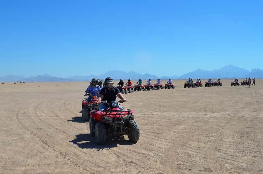 Hurghada: Red Sea Desert Quad Biking Tour & Sand Mountain - Sunrise, Morning, Afternoon, or Sunset With Dinner and Show