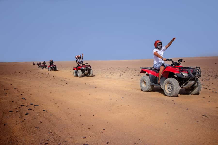 Hurghada: Sunset Quad Bike, Camel w/ Opt Stargazing and BBQ - Pick the right departure: sunset is the most complete evening
