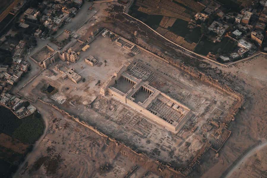 Luxor: Hot Air Balloon Ride over Luxor Relics - The Launch Field: What It Looks Like Before Your Balloon Lifts Off
