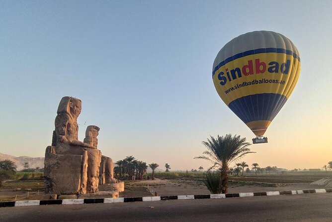 Luxury Hot Air Balloon Flight Over Luxor - Landing, Folkloric Show, and the Medal Moment