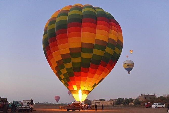 Luxury Hot Air Balloon Ride Luxor, Egypt VIP Service - After landing: snacks, juice, certificate, and the little perks that stick