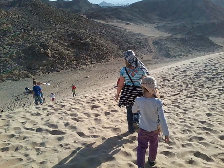 Makadi Bay: Jeep Safari Adventure with Bedouin guide - Sunset Dinner Buffet and the Evening Show: Belly Dancing, Music, Snake Show