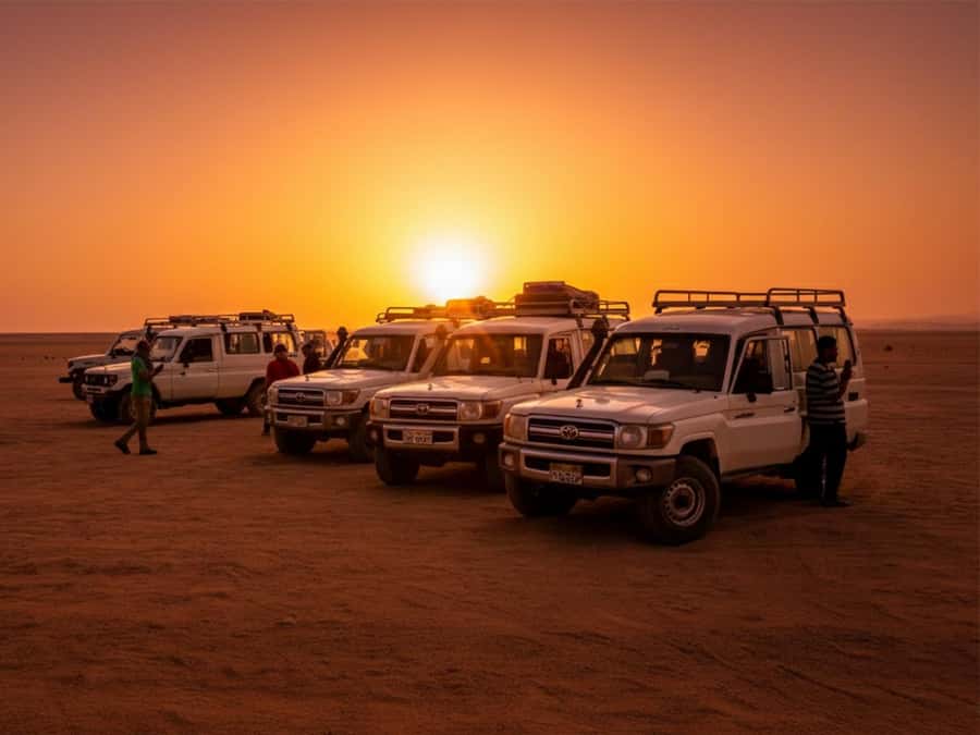 Makadi Bay: Mega Tour Jeep, ATV, Buggy, Camel, Dinner & Show - Makadi Bay to Sahara Park: why this “mega” format works
