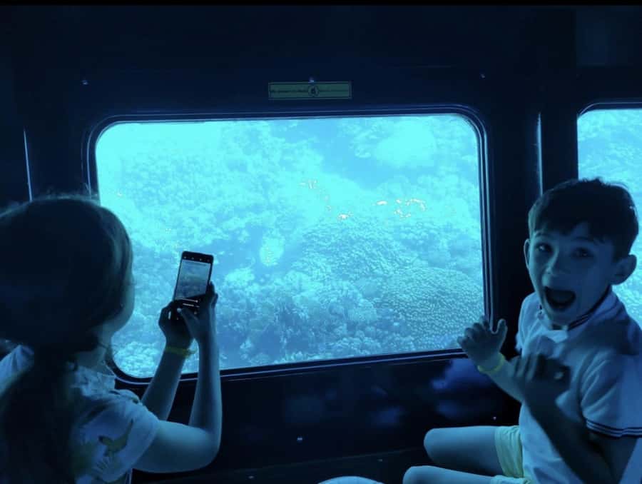 Makadi Bay: Royal Seascope Submarine Cruise & Snorkel stop - Underwater Glass Deck: Your 3-Meter-Down View of the Red Sea