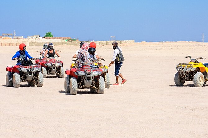 Makadi Bay: Sunset Quad & ATV Adventure & Seaview - Entering the Red Sea desert, without the stress