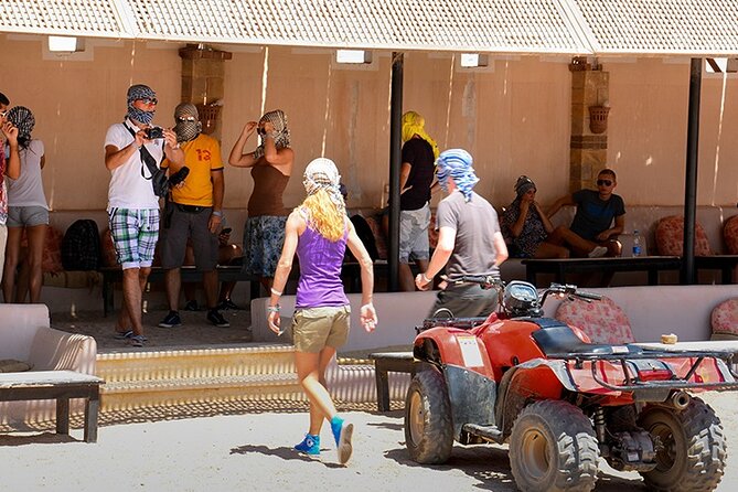 Makadi Bay: Sunset Quad & ATV Adventure & Seaview - The pre-ride routine: safety test, helmets, and disclaimers