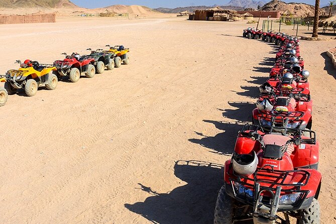 Makadi Bay: Sunset Quad & ATV Adventure & Seaview - Camel ride and optional add-ons that change the story