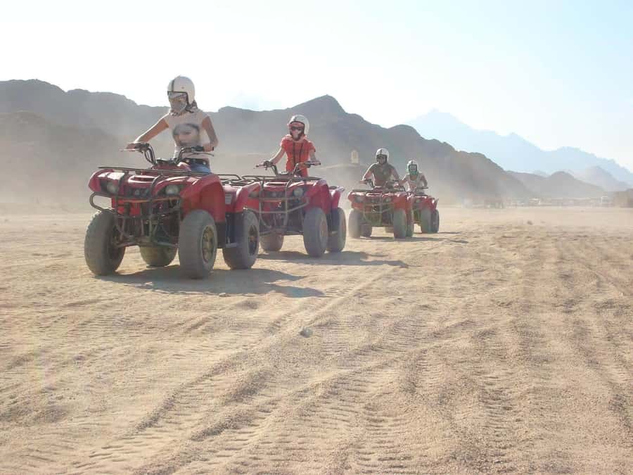Morning Trip: Desert Safari Riding a Speed Quad Bike, Pickup - Where the Heat Hits: What to Bring and How to Handle the Sun