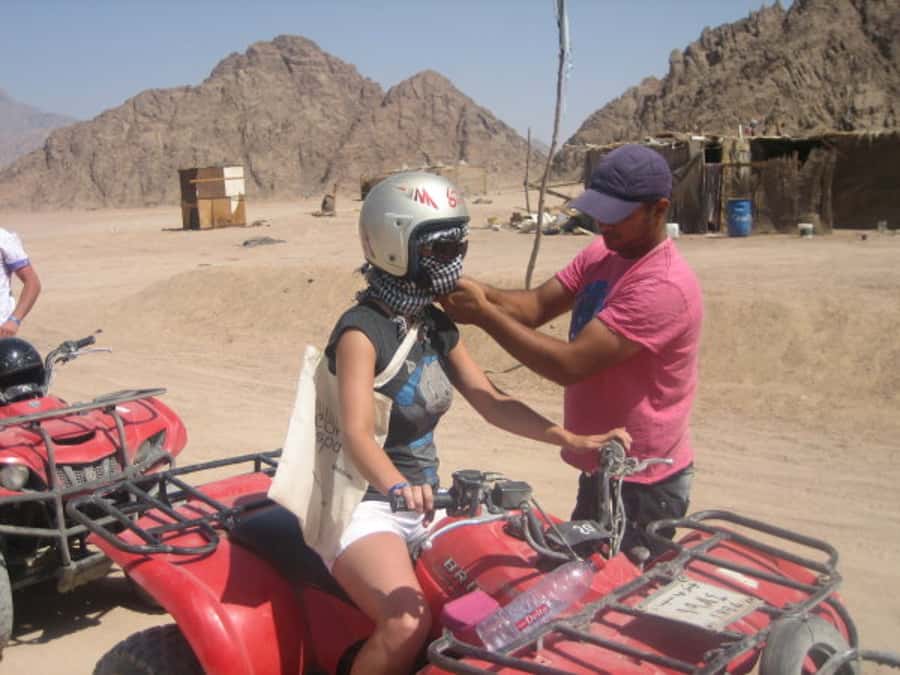 Morning Trip: Desert Safari Riding a Speed Quad Bike, Pickup - Group Riding Reality: Speed, Line Driving, and the Driver’s Seat Feeling