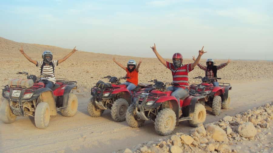 Morning Trip: Desert Safari Riding a Speed Quad Bike, Pickup - The Quad Bike Ride: Brains, Balance, and How the Sand Changes Everything