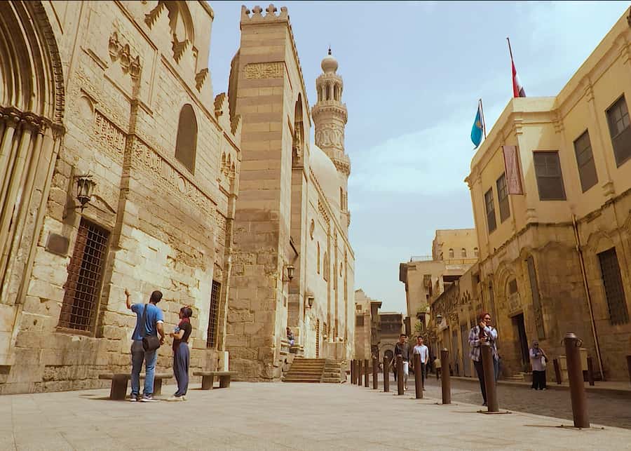 Old Cairo Guided Walk Tour: History, Culture & Street Bites - El Moez Street stroll, the long view of Old Cairo architecture