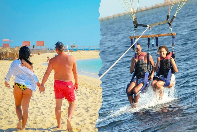 Orange bay Island and Parasailing, Snorkeling, & Water Sports, Lunch - Hurghada - Orange Bay Island Time, Beach Breaks and What You Can Do