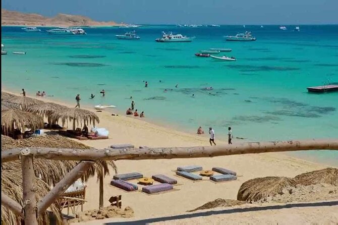 Orange Bay Island Full Day Trip And Water Sport With Lunch - Hurghada - Two Hours on Orange Bay: Beach Time, Swings, and a View From the Hills