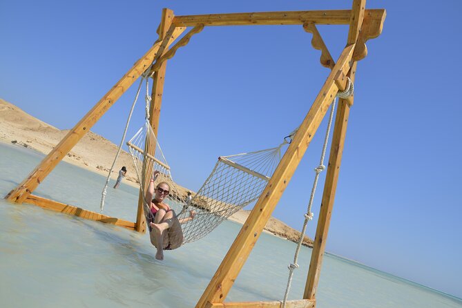 Orange Bay Island Snorkeling Trip With Water Sports - Hurghada - Food, drinks, and the boat setup