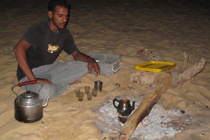 Overnight White Desert Safari Camping from Cairo - Desert camping setup: dinner, tents, and what to bring