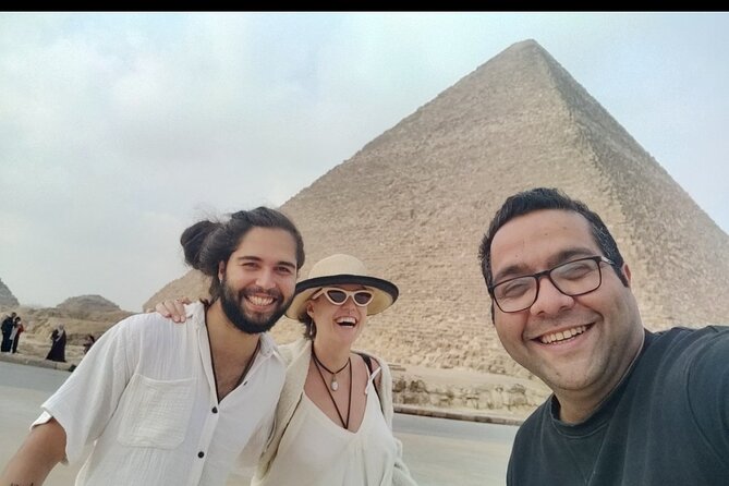 PRIVATE ALL INCLUSIVE Giza Pyramids,Sphinx,Camel&Inside Pyramid - Valley Temple of Khafre: Where the Story Gets Specific