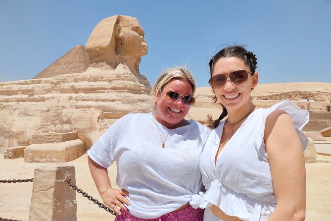 PRIVATE ALL INCLUSIVE Giza Pyramids,Sphinx,Camel&Inside Pyramid - Great Sphinx close-up: more time, better pictures