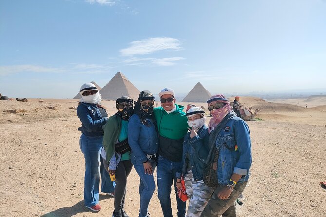 PRIVATE ALL INCLUSIVE Giza Pyramids,Sphinx,Camel&Inside Pyramid - Giza Plateau orientation: Cheops, Khafre Valley Temple, and the Sphinx setup