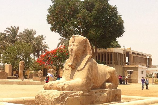 Private Day Tour Giza Pyramids, Sphinx, Memphis, and Saqqara - Memphis: where the statues and capital city vibe bring the Old Kingdom together