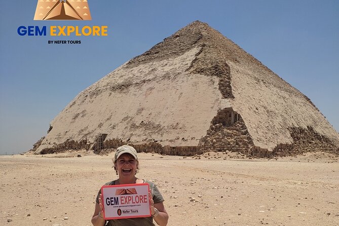 Private Day Tour Saqqara Pyramids, Memphis and Dahshur Pyramids - Step to smooth at Dahshur: Red and Bent pyramids in one tight story